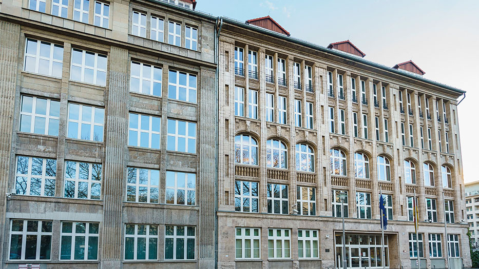 Das Ministeriumsgebäude in der Krausenstrasse in Berlin