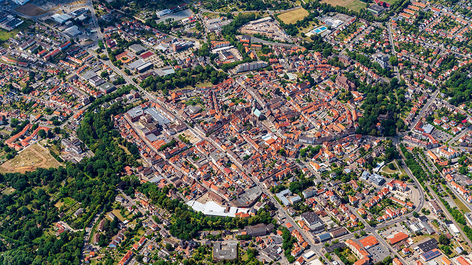 Luftbildaufnahme von Einbek (Niedersachsen)